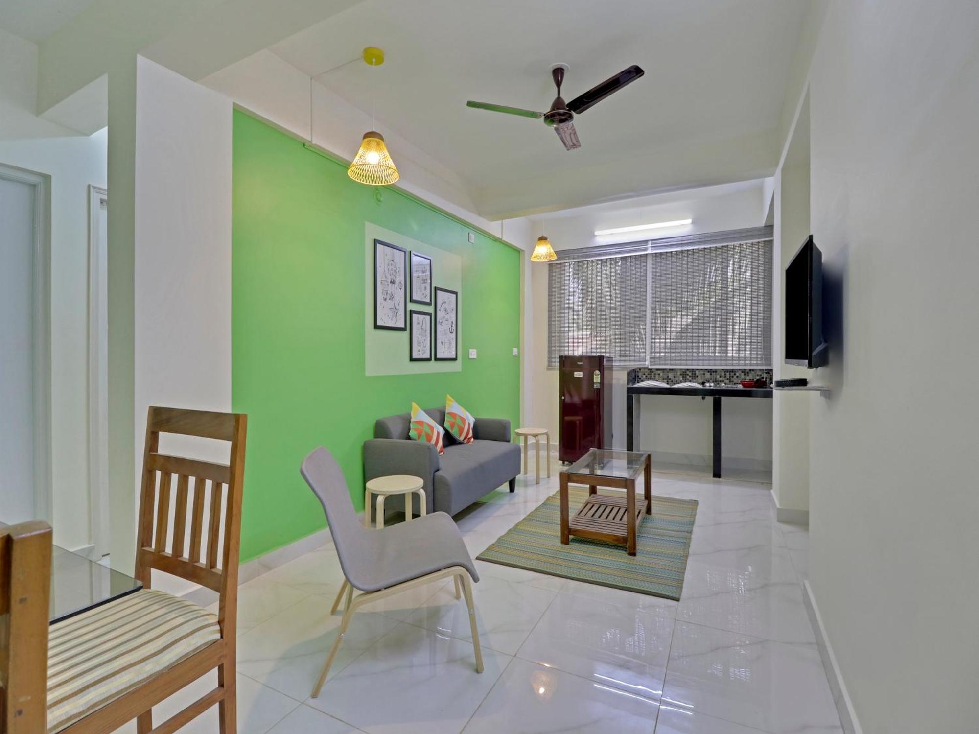 Luxury 2Bhk Apartment Near Calangute Baga Beach With Pool Ngoại thất bức ảnh