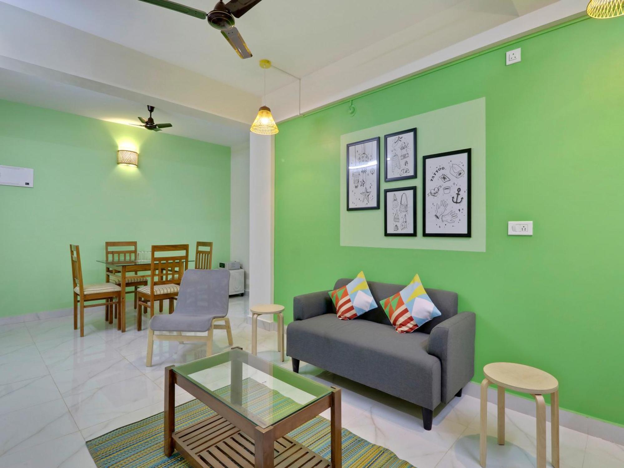 Luxury 2Bhk Apartment Near Calangute Baga Beach With Pool Ngoại thất bức ảnh