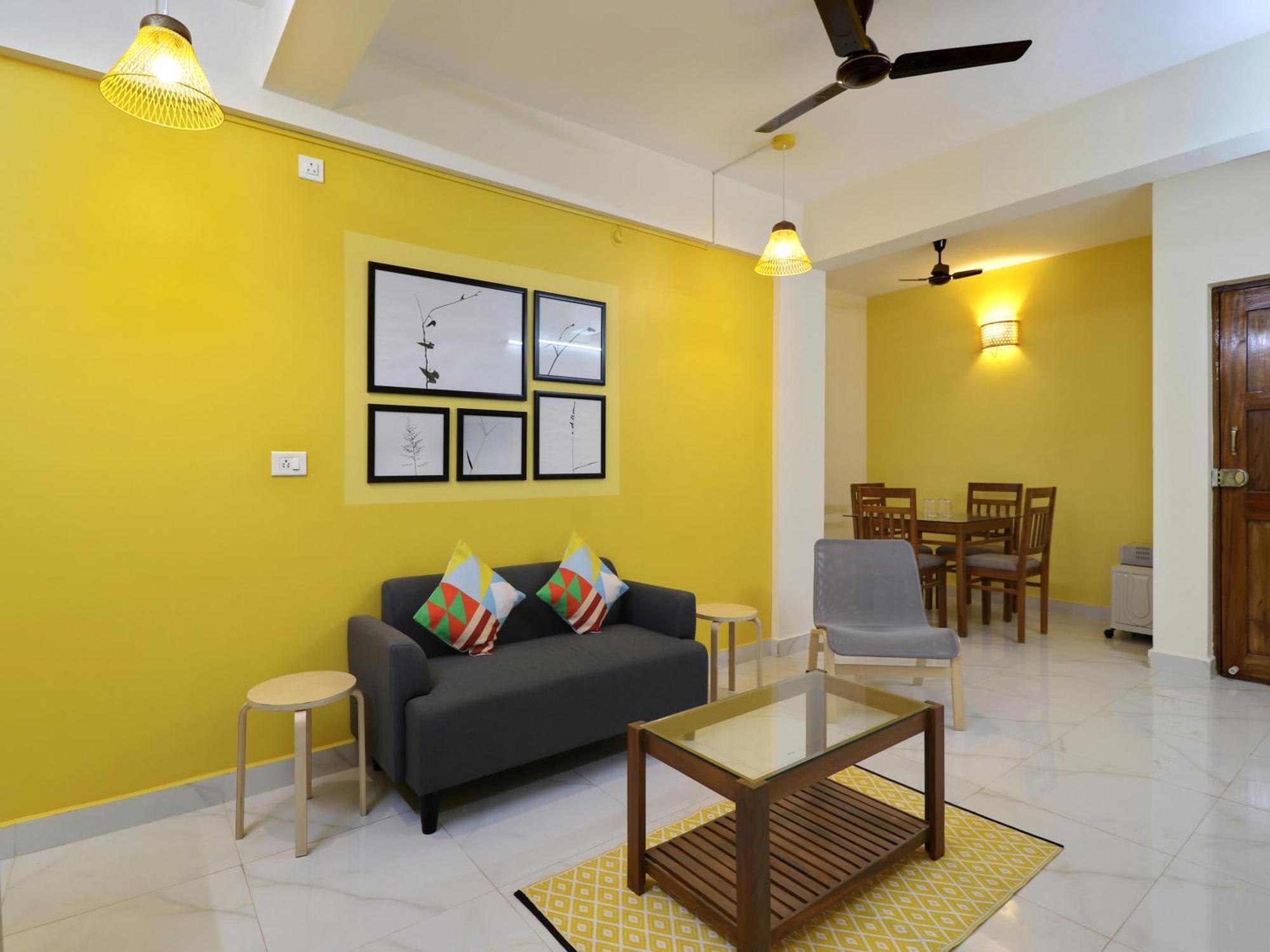 Luxury 2Bhk Apartment Near Calangute Baga Beach With Pool Ngoại thất bức ảnh